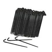 (100) Steel Stakes 10" L x 5/16" Thick Anchor Tents-Landscaping-Trees & More
