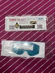 Rip n Roll Replacment Lens Blue Tint Roll Off Lens Goggles Utopia Too Dirty