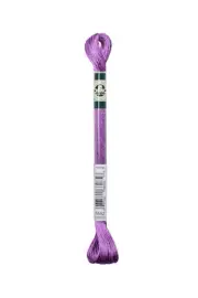 Box Of 6 Skeins Of Son to Embroider Satin DMC - Att 552 - Violet