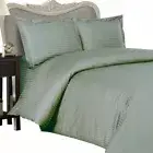 1200 Thread Count 100% Egyptian Cotton Bed Sheet Set 1200 TC QUEEN Sage Stripe