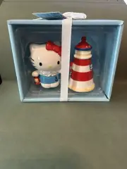 Hello Kitty Blue Sky Salt and Pepper Shakers Hello Kitty and Light house