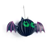 4Pcs Halloween Paper Spider Pumpkin Shaped Paper Lantern Pendants Halloween Party Decoration Bat