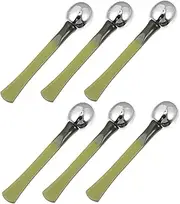 Angoily 6pcs Eye Cream Stick Face Roller Massager Tool Eye Cream Massager Eye Massage Tool Eye Cream Roller Applicator Eye Serum Applicator Eye- Roller Serum Eye Roller Eyes Metal Eyeball