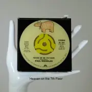 Paul Nicholas Drink Coaster Made with Original 45 rpm Record