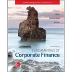 FUNDAMENTALS OF CORPORATE FINANCE TWELFTH EDITION 二手書 9成新