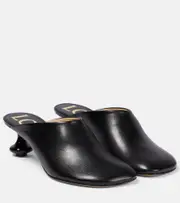 [Loewe] Loewe Toy leather mules AU 6 black