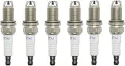 6pcs Iridium Spark Plugs 90919-01194,PK20TR11 Compatible with A6 A8 S5 S6 Compatible with LE-XUS ES300 Compatible with TO-YO-TA AVALON CAMRY RAV4 SIENNA SOLARA