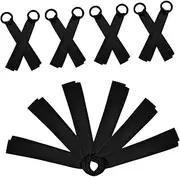 [HONMEET] Cheerleading Ball Pom Pom Tags Cheer Pom Pom Clip Cheerleading Tag Cheer Supplies Cheer Squad Pom Pom Labels Party Cheer Pom Pom Tags Cheer Pompoms Lanyard Polyester Black