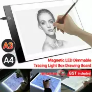 A4 A3 LED Dimmable Tracing Light Box Drawing Board Art Design Pad Copy Lightbox