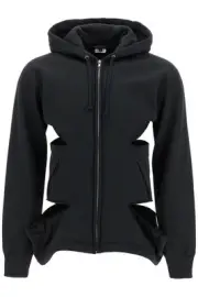 Hoodie COMME DES GARCONS HOMME PLUS Men Sz. S STANDARD PNT002 BLACK BLACK