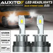 AUXITO D2S D2R LED Headlight Bulbs Replace HID Xenon Super White Conversion Kit