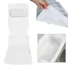 Home SPA Full Body Bath Pillow Bathtub Mat Pillow Non-Slip Suction Cups Cushion