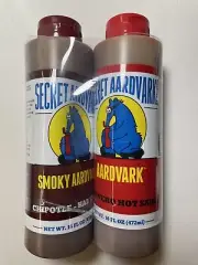 Secret Aardvark Chipotle Habenero Sauce + Habenero Hot Sauce 16 fl oz - 2 PACK