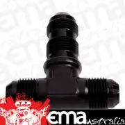 Aeroflow AF834-08BLK Bulkhead Tee -8AN Black Bulkhead On Side