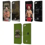 OFFICIAL WWE BRAUN STROWMAN LEATHER BOOK CASE FOR APPLE iPOD TOUCH MP3