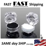 WHOLESALE ring boxes - jewelry display & showcase decoration supplies - 20 PACK