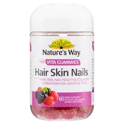 Nature's Way Hair Skin & Nails Adult Vita 60 Gummies