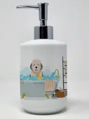 Old English Sheepdog Ceramic Soap Dispenser Hand Soap Dispenser Pump Bottles
