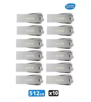 Sandisk Ultra Luxe 512GB Metal Flash Drive USB Thumb Drive (Pack of 10)