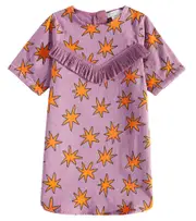 [Stella McCartney Kids] Stella McCartney Kids Printed cotton dress Y 6 purple