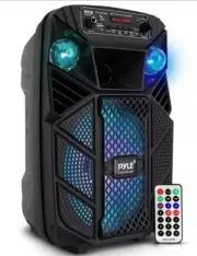 Pyle 300W Wireless Bluetooth Outdoor Portable PA Speaker System / 8" 3ohm 150W