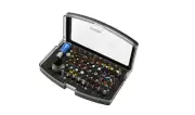 YATO Bit Set Bitkoffer Tool Case Screwdriver Pozi & Slotted Torx Bits 59tlg
