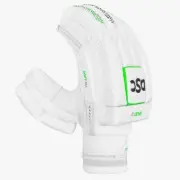 DSC Split 22 Cricket Batting Gloves | Color: White & Green | Size: Youth RH