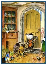 Character at Toad Hall Story Wind in Willows Counted Cross Stitch Pattern