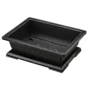 Large Flower Pot Rectangle Bonsai Nursery Planter 29x21x10.5cm