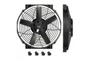 Davies Craig Fans Thermatic Electric Single 14 in. Diameter 1021 cfm Slimline 12V Black Nylon Blades and Shroud Each