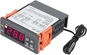 STC-1000 Digital Temperature Controller, Upgrade AC 110V-220V Alarm Intelligent Thermostat LED with Sensor Heating Cooling Warn Alarm Relay Range -50-99 Celsius for Incubator Fridge Reptile Tank