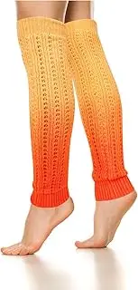 [Benefeet Sox] Girls Knitted Over Knee High Footless Socks Womens Long Leg Warmer Boot Tube