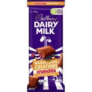 Cadbury Dairy Milk Marvellous Creations Crunchie Block 190g