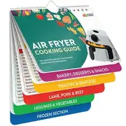 Air Fryer Cheat Sheet Magnets Cooking Guide Booklet, Cheat Sheet Set Cooking