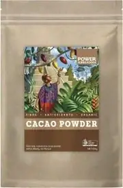 Power Super Foods Cacao Powder Kraft Bag Certified Organic 125g