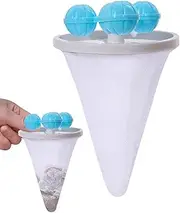 Floating Hair Filtering Mesh Removal, Pet Hair Remover Laundry Filter, Reusable Washer Hair Catcher, Reusable Floating Lint Pet Hair Catcher Mesh Bag Net Pouch