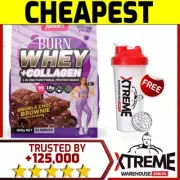 MAXINE'S BURN WHEY + COLLAGEN PROTEIN 800G CARAMEL // WEIGHT LOSS FAT MAXINES