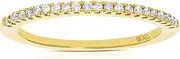 [Vir Jewels] 1/6 ctw Pave Diamond Wedding Band in 10K White Gold