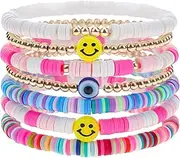 Quancru Friendship Bracelet Bead with 1989 Evermore Lettering Bohemian Layering Fairy Set Music Lover Stackable Concert Fans Preppy Accessories