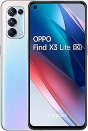 [OPPO] Find X3 Lite A419-01Q Dual-SIM 128GB ROM + 8GB RAM Factory Unlocked 5G Android Smartphone (Galactic Silver) - International Version