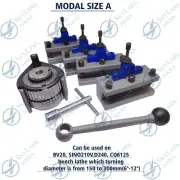 Quick Change Tool Post 40 Position European Multifix Style Lathes