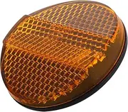 PRETYZOOM Reflective Round Safety Panel for Bicycles Scooters Brake Light Reflector Durable Reflector for Enhanced Visibility