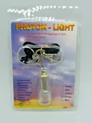 LED Photon Flashlight Keychain & Necklace Pocket Purse Emergency Light US Seller
