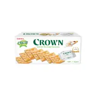 在飛比找momo購物網優惠-【CROWN 皇冠】原味蘇打餅乾(149g)