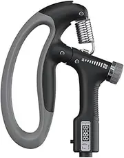 Joyvibe Hand Grip Strengthener Spring Grip 10-100KG Adjustable Countable Grip Arm Muscle Wrist Training Hand Grip,Black