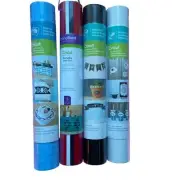 Cricut Bundle Stencil Vinyl, Everyday Iron On, Chalkboard Vinyl,Dry Erase Vinyl