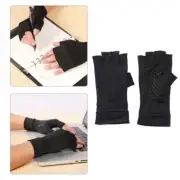 Compression Gloves Hand Pain Swelling & Carpal Relieve Half Finger for Driving