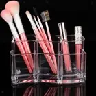 Clear Makeup Brush Holder Lipstick Holder Case for Bathroom Bedroom Vanity