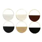2pc Handmade Woven Wall Shelf Decorations Decorative Ornament for Apartment Dorm