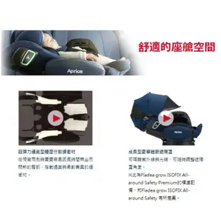 【愛普力卡】Fladea grow ISOFIX All-around Safety 贈媽媽包(隨機) 06.30止